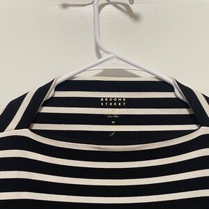 Kate Spade Black and White Striped Mini Dress